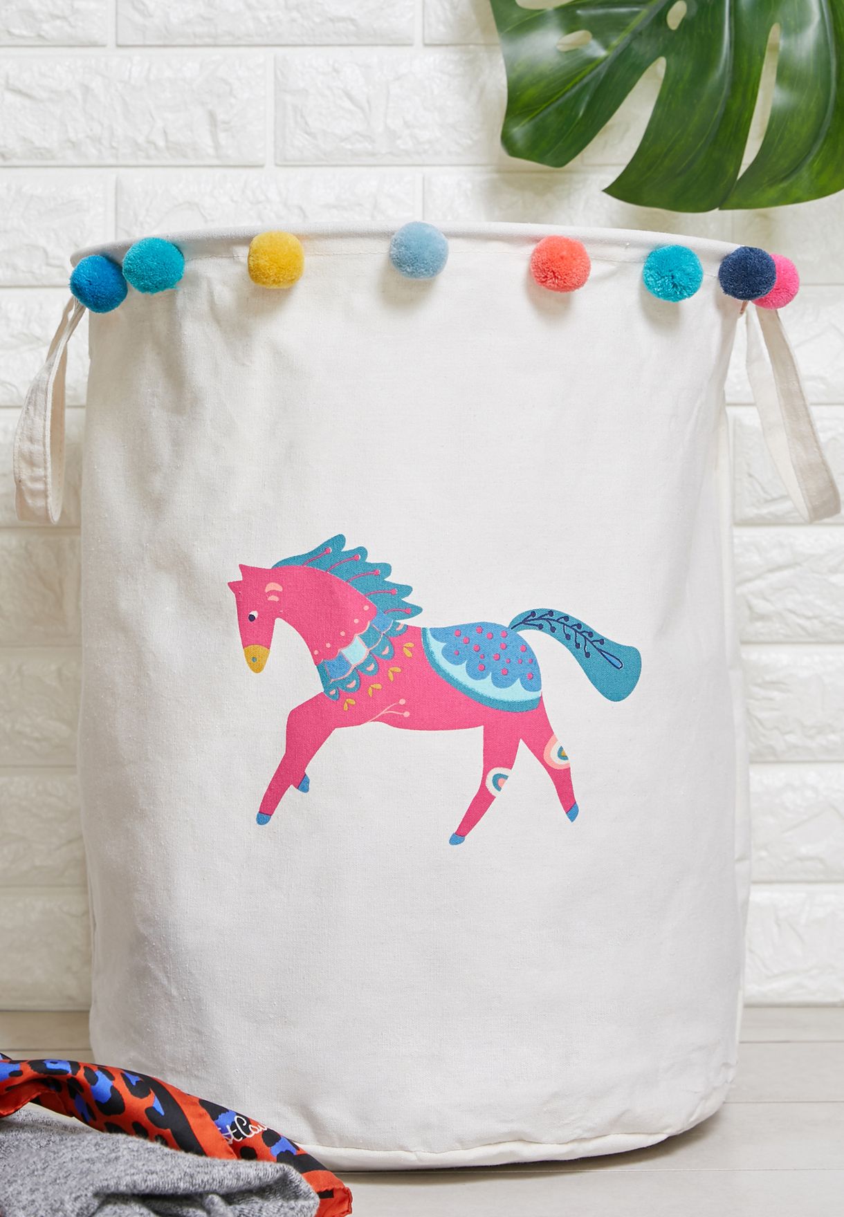 Premier Mimo Eclectic Horse Laundry Storage Bag White